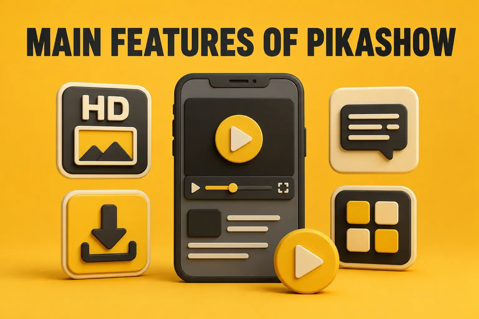 Pikashow APK features shown for people emailing this website for help